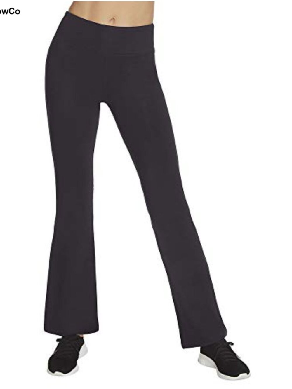 Skechers Go Walk High Waisted Flare Pants Nylon Spandex Active